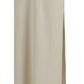 Beige Viscose Long Skirt