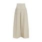 Beige Cotton Pants