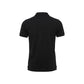 Black Cotton Polo Shirt