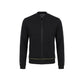 Black Cotton Sweatshirt