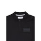 Black Cotton Polo Shirt