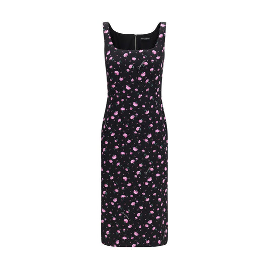 Multicolor Silk Casual Dress