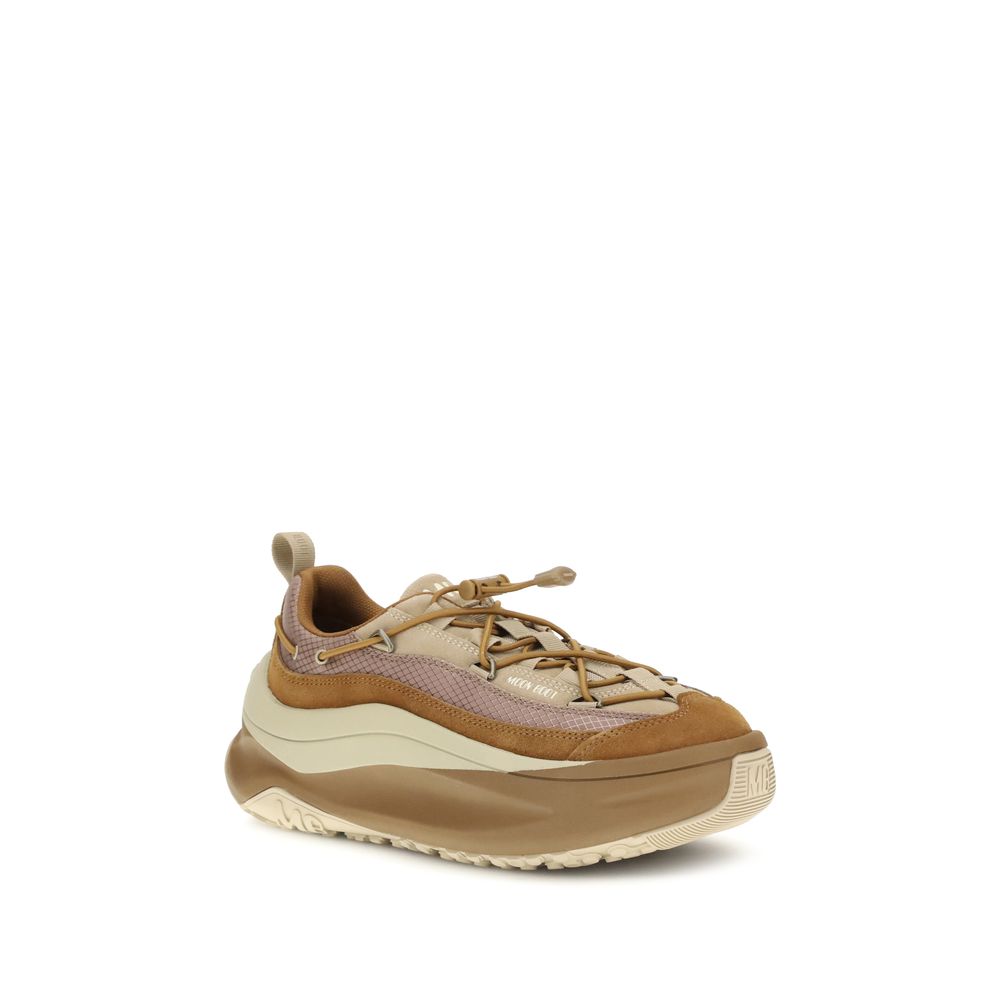 Brown Calf Leather Bos Taurus Athletic Sneakers