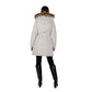 Cream Polyester Coat