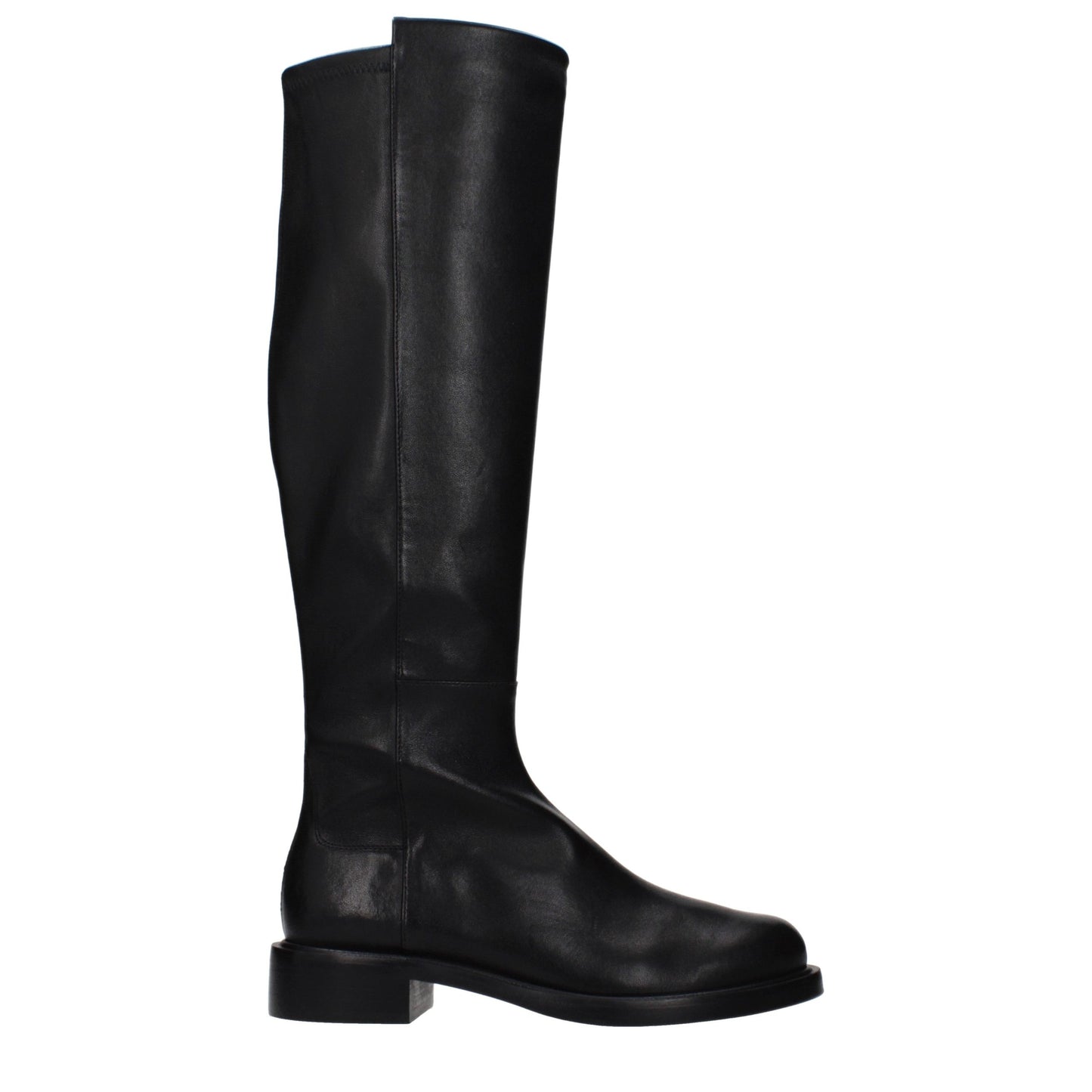 Black Leather Over The Knee