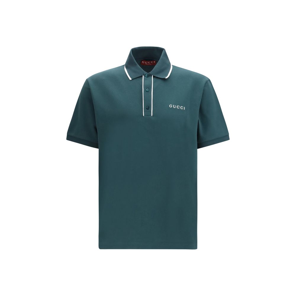 Bicolor Cotton Polo Shirt
