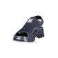 Blue Polyester Women Sandal