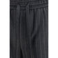 Gray Wool Oves Aries Casual Pants