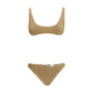 Gold Polyamide Bikini