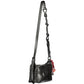 Black Polyurethane Women's Handbag
