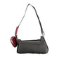 Black Polyurethane Women Handbag