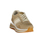 Beige Polyurethane Woman Sneaker