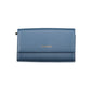 Blue Leather Women Wallet