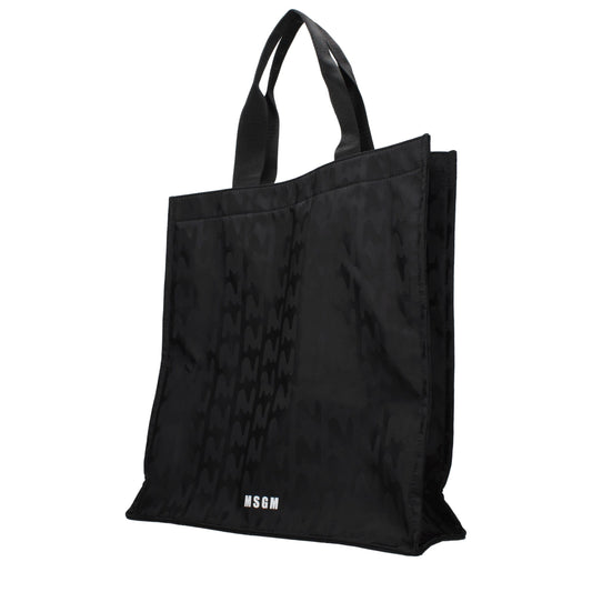 Black Fabric Handbag