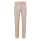 Beige Cotton Chino Pants