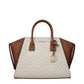 Beige Fabric Handbag