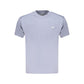 Blue Cotton Men's T-Shirt
