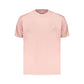 Pink Cotton Men T-Shirt