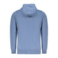 "Blu Cotton Mens Sweatshirt with Hood"