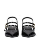 Black Leather Sandals