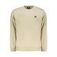 Beige Cotton Men Sweatshirt