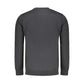 Black Cotton Men Sweatshirt