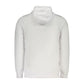 White Cotton Men's Sweatshirt Hoodie