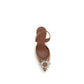 Brown Calf Leather Bos Taurus High Heel Pumps