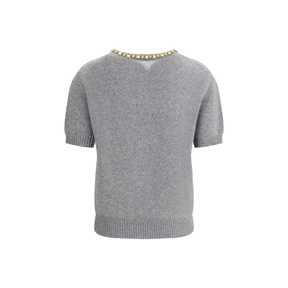 Gray Cashmere Sweater
