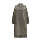 Bicolor Silk Casual Dress