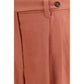 Orange Viscose Bermuda Shorts