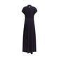 Black Viscose Casual Dress