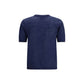 Blue Linen Shortsleeve Shirt
