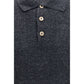 Gray Cotton Polo Shirt