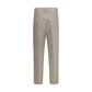 Beige Cotton Dress Pants