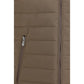 Beige Polyester Sleeveless Jacket
