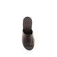 Brown Calf Leather Bos Taurus Platform Sandals