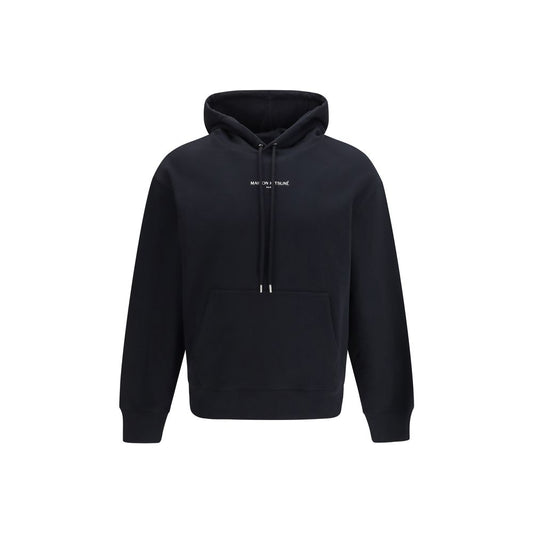 Black Cotton Sweatshirt