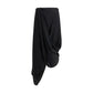 Black Copper Midi Skirt