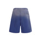 Blue Cotton Bermuda Shorts