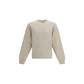 Beige Cotton Sweatshirt