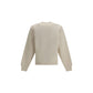 Beige Cotton Sweatshirt