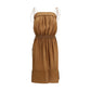 Beige Polyester Casual Dress