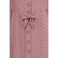 Multicolor Silk Casual Dress