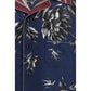 Blue Silk Pattern Shirt