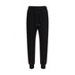 Black Cotton Casual Pants