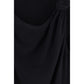 Black Cotton Sleeveles T-Shirt