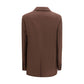 Brown Linen Blazer