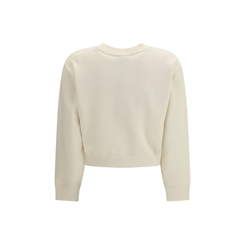 Beige Cotton Sweatshirt