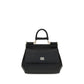 Black Calf Leather Bos Taurus Handbag